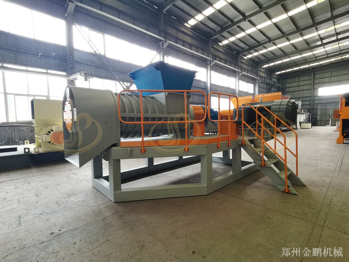 塑料袋缠绕难撕碎郑州金鹏塑料袋撕碎机有办法